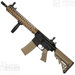 SPECNA ARMS - Réplique MK18 SA-E26 Noir EDGE™ X-ASR™, DANIEL DEFENSE™, Chaos Bronze