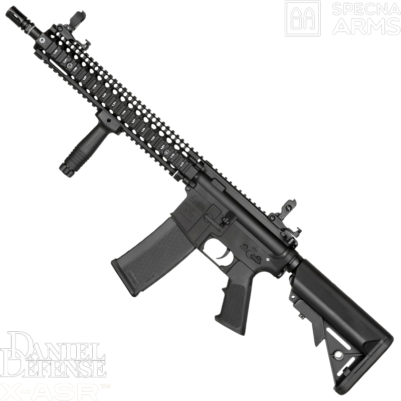 SPECNA ARMS - Réplique MK18 SA-E26 Noir EDGE™ X-ASR™, DANIEL DEFENSE™