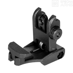 SPECNA ARMS - Mire Arrière Flip-Up CORE™, EDGE™, Noir