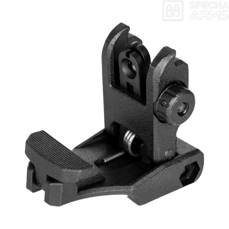 SPECNA ARMS - Mire Arrière Flip-Up CORE™, EDGE™, Noir