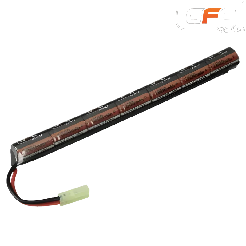 GFC ENERGY - Batterie NiMH 8,4v 1600mAh Type CQBR, Stick pour AEG