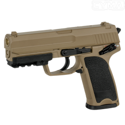 CYMA - Réplique de poing CM.125, USP Tan AEP Airsoft