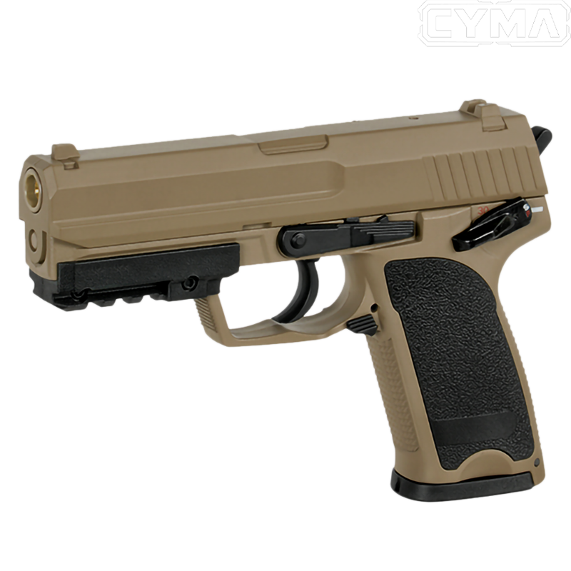 CYMA - Réplique de poing CM.125, USP Tan AEP Airsoft