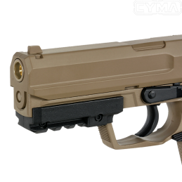 CYMA - Réplique de poing CM.125, USP Tan AEP Airsoft