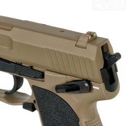 CYMA - Réplique de poing CM.125, USP Tan AEP Airsoft