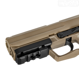 CYMA - Réplique de poing CM.125, USP Tan AEP Airsoft