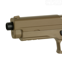 CYMA - Réplique de poing CM.122, P226, Tan AEP airsoft