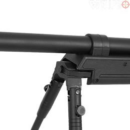 WELLPRO - Réplique sniper MB06D airsoft, pack complet