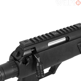 WELLPRO - Réplique sniper MB06D airsoft, pack complet