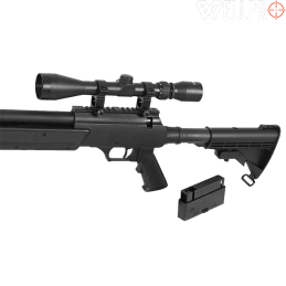 WELL - Réplique sniper MB06D airsoft, pack complet