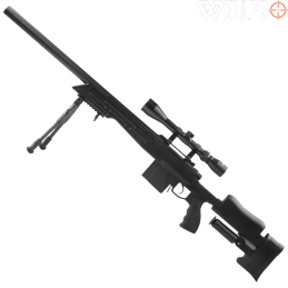 WELL - Réplique sniper MB4413D, Pack Complet, Spring Airsoft