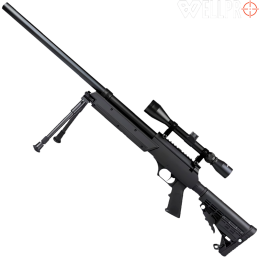 WELLPRO - Réplique Sniper MB13D Airsoft, Pack Complet