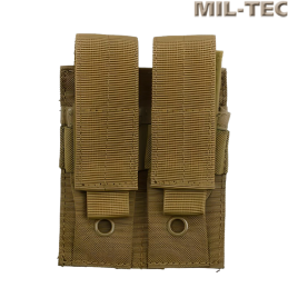 MIL-TEC - Poche Double pour Chargeur Pistolet MOLLE, Coyote