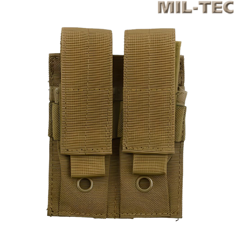 MIL-TEC - Poche Double pour Chargeur Pistolet MOLLE, Coyote