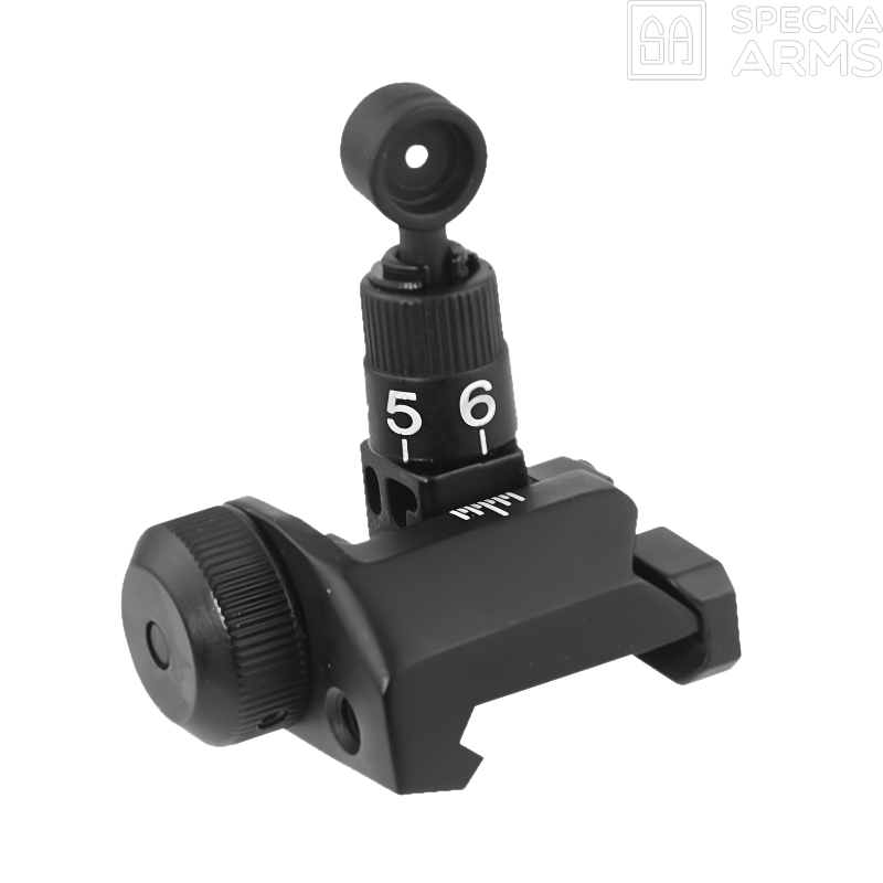 SPECNA ARMS - Mire arrière Flip-Up 600M Métal, ONE™