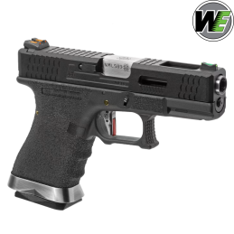 WE - Réplique G-FORCE G19, Gbb, Silver, Airsoft