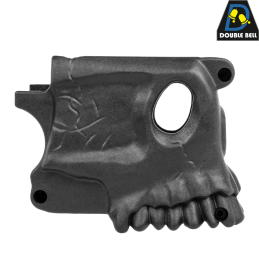 Double Bell - Poignée magwell HM0419, skull, pour M4, noir