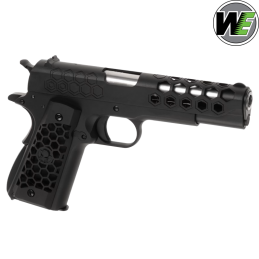 WE - Réplique M1911 HEX CUT, Blowback, Green Gas