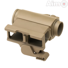 Aim-O - Viseur point rouge T2, High Mount QD, Dark Earth