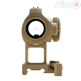 Aim-O - Viseur point rouge T2, High Mount QD, Dark Earth