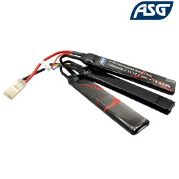 ASG - Batterie LiPo 11,1v 1300mAh 25C, 3 Sticks, Cranestock