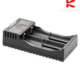 Klarus - Chargeur de batterie K2 Li-Ion, NiCd, NiMH, LiFe