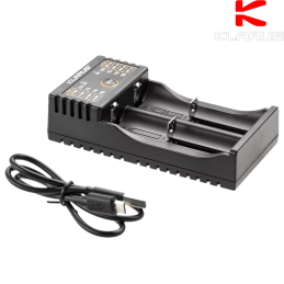 Klarus - Chargeur de batterie K2 Li-Ion, NiCd, NiMH, LiFe