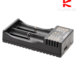 Klarus - Chargeur de batterie K2 Li-Ion, NiCd, NiMH, LiFe