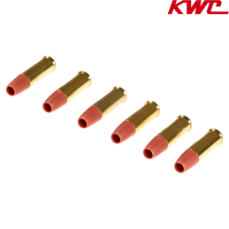 KWC - Lot de 6 Douilles pour Revolver Python MODEL 357 Co2