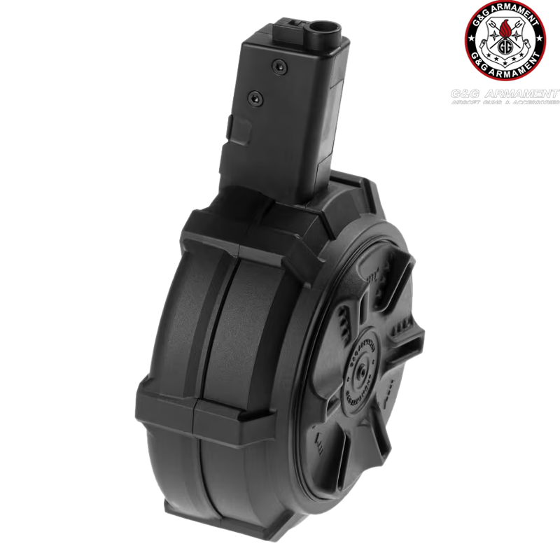 G&G Armament - Chargeur drum 1500 billes pour ARP 9