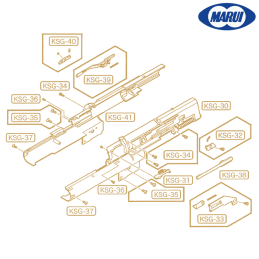 Tokyo Marui - Pièce d'origine KSG-38 (OEM) pour KSG