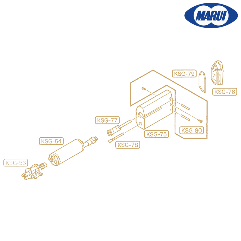 Tokyo Marui - Pièce d'origine KSG-53 (OEM) pour KSG