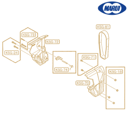 Tokyo Marui - Pièce d'origine KSG-74 (OEM) pour KSG