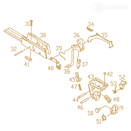 KJ Works - Trigger housing (OEM) part n°30 pour KP-13