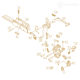 KJ Works - Trigger bar (OEM) part n°35 pour KP-13F