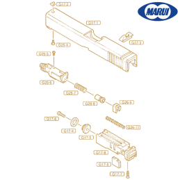 Tokyo Marui - Piston head G17-5 (OEM) pour GLOCK