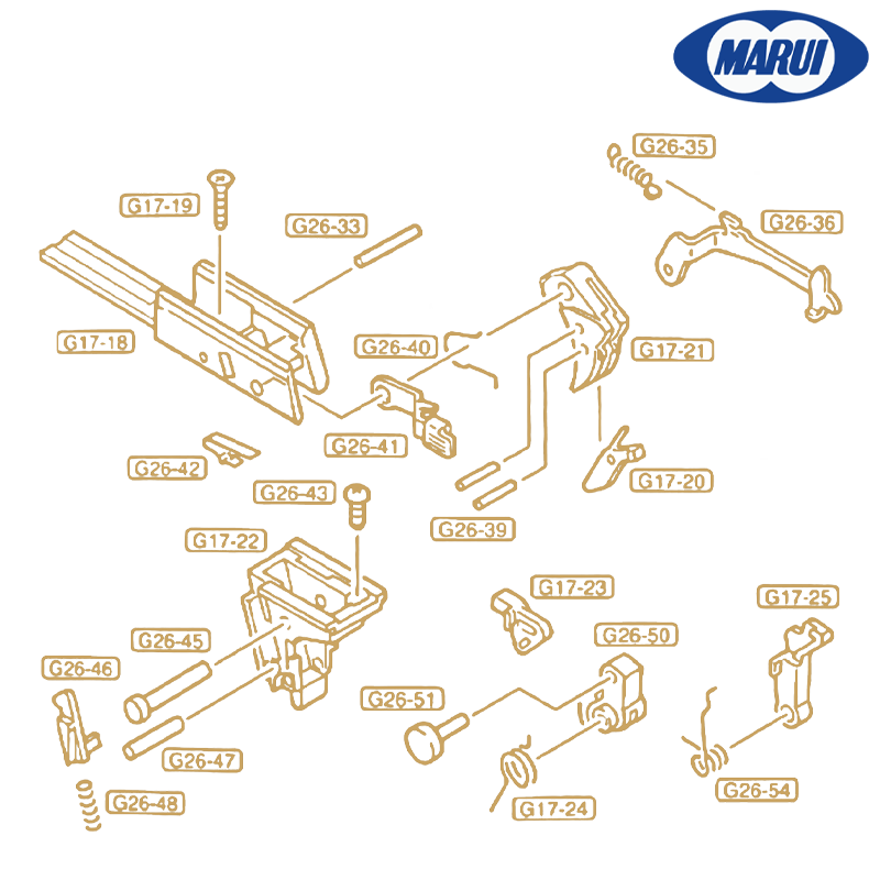 Tokyo Marui - Slide lock spring G26-42 (OEM) pour G17, G26, G34