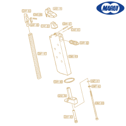 Tokyo Marui - Magazine follower GM1-84 (OEM) pour 1911, WARRIOR, S70