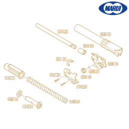 Tokyo Marui - Recoil spring cap GM6-31 (OEM) pour 1911 MARK IV S70