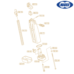 Tokyo Marui - Magazine lip H51-73 (OEM) pour chargeur Hi-capa