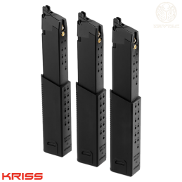 Krytac - Pack de 3 chargeurs  60 billes Kriss™ Vector GBB