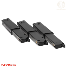 Krytac - Pack de 3 chargeurs  60 billes Kriss™ Vector GBB