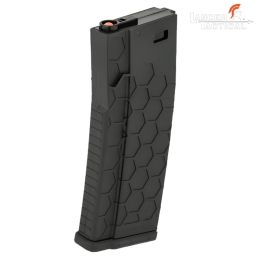 Lancer Tactical - Chargeur mid-cap HEXMAG 120 Billes pour M4, Noir