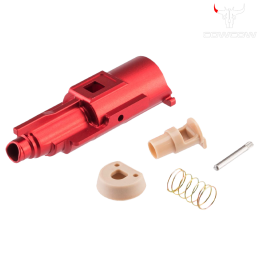 Cowcow - Set nozzle complet aluminium pour AAP-01, rouge