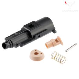 Cowcow - Set nozzle complet aluminium pour AAP-01, noir