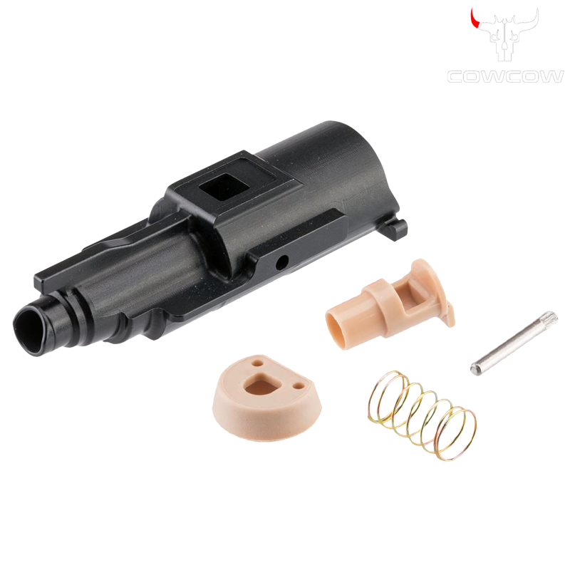 Cowcow - Set nozzle complet aluminium pour AAP-01, noir