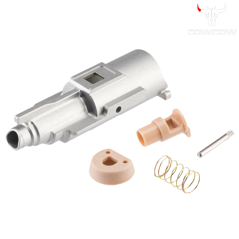 Cowcow - Set nozzle complet aluminium pour AAP-01, chromé