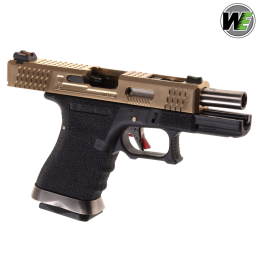 WE - Réplique G-FORCE 19 GBB, Green Gas, Blowback, Gold