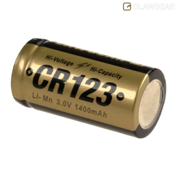 Clawgear - Pile, Batterie Lithium CR123 3v 1400mAh