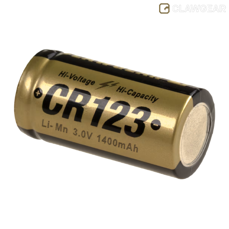 Clawgear - Pile, Batterie Lithium CR123 3v 1400mAh Clawgear - Pile, Batterie Lithium CR123 3v 1400mAh